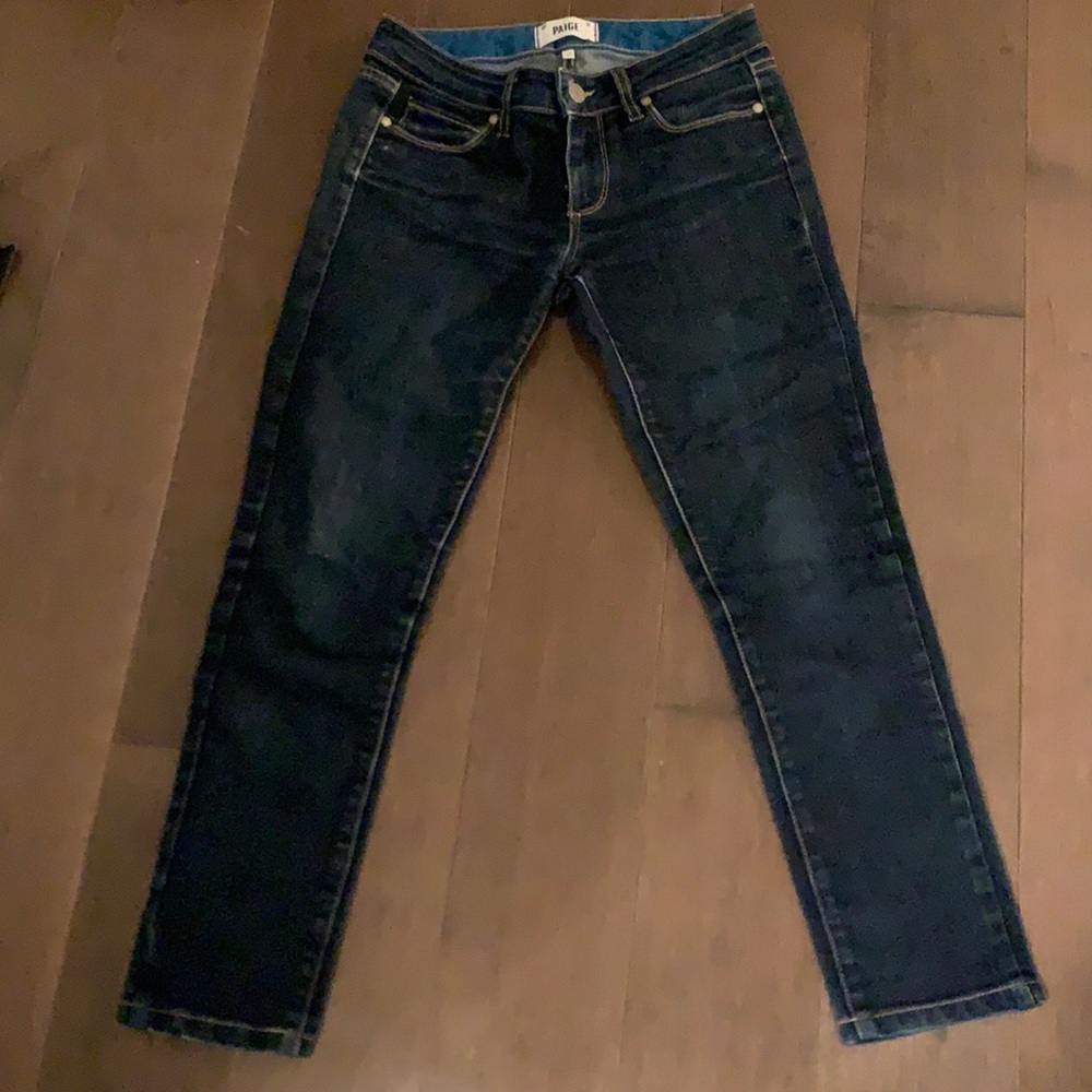 Paige skyline skinny cropped jeans (25” inseam)